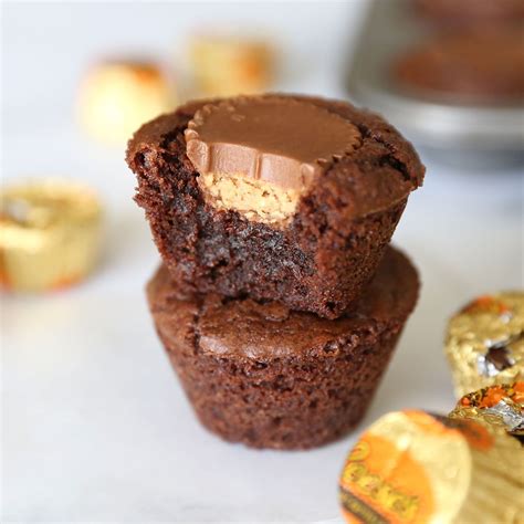 Peanut Butter Cup Brownie Bites Easy Delicious Its Always Autumn