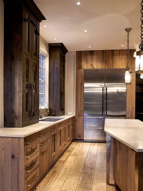 Kitchen cabinets sprayed in polyurethane. Tall Kitchen Cabinets Home Design Ideas, Pictures, Remodel and Decor