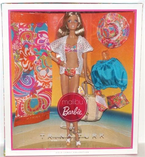 Malibu Barbie Doll By Trina Turk Nrfb Gold Label X Nib Ebay Malibu Barbie