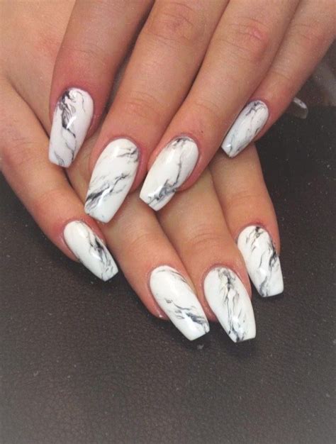 Marble Nail Art Design Useful For Everyone 05 Marble Nail Designs