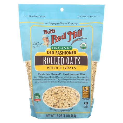 Bob's red mill gluten free organic old fashioned rolled oats, 2 pound (pack of 1). Bob's Red Mill - Organic Old Fashioned Rolled Oats - Case ...