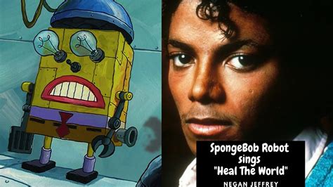 Spongebob Sings Heal The World By Michael Jackson Full Song Youtube