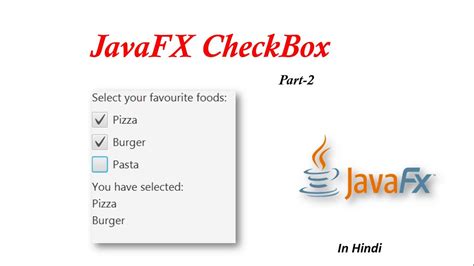 16 2 JavaFx Tutorial CheckBox In JavaFx Part 2 YouTube