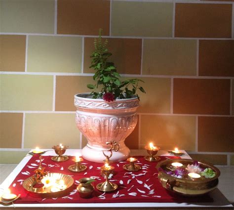 Tulasi Pooja 2014 Diwali Diy Goddess Decor Rangoli Designs Diwali