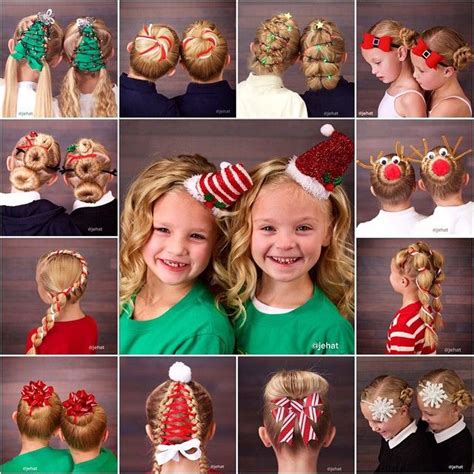 17 Fantastic Cute Christmas Hairstyles For Kids
