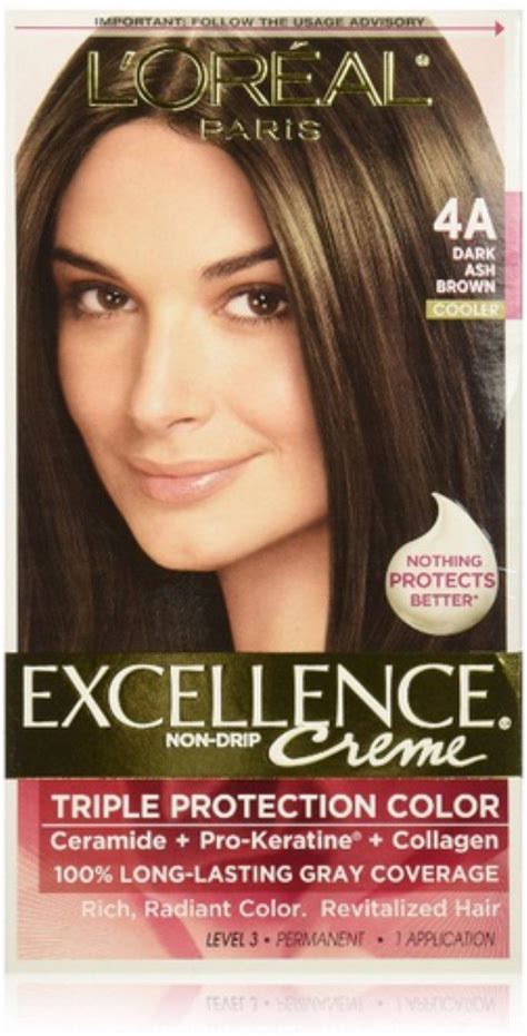L'oreal 7.1 hair color review,l'oreal 7.1 on black hair,l'oreal 7.1 on dark brown hair,l'oreal 7.1 ash blond review,l'oreal 7.1 on. L'Oreal Paris Excellence Creme Haircolor, Dark Ash Brown ...