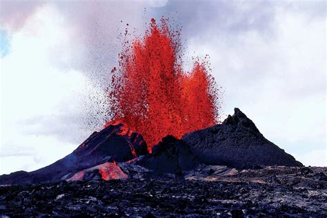 Kilauea Volcano Hawaii Usa Geology Science