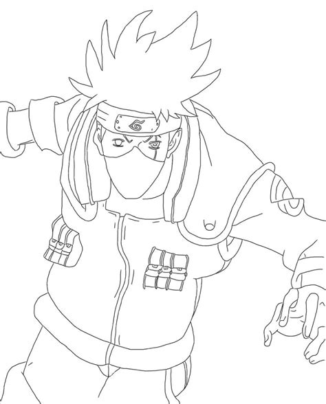 Printable Hatake Kakashi Coloring Pages Anime Coloring Pages