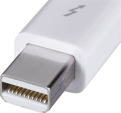 Apple Thunderbolt Cable 200 M Md861zma White 1x Thunderbolt Plug