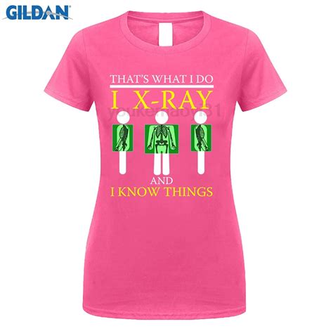 Gildan Funny I Xray And I Know Things T Shirt X Ray Tech T Cotton