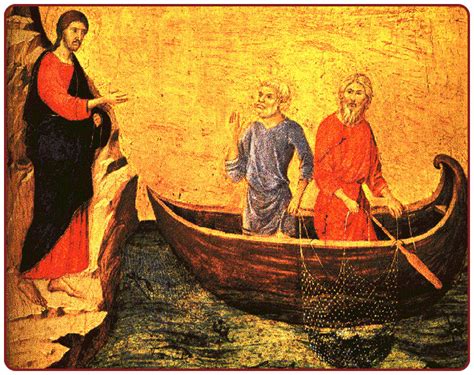 A fisherman cast his net and caught a little fish. The Call of Simon the Fisherman (Luke 5:1-11) | Daily ...
