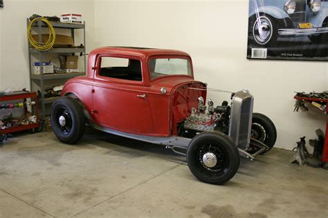 Genuine 1932 Ford Steel Three Window Coupe Project For