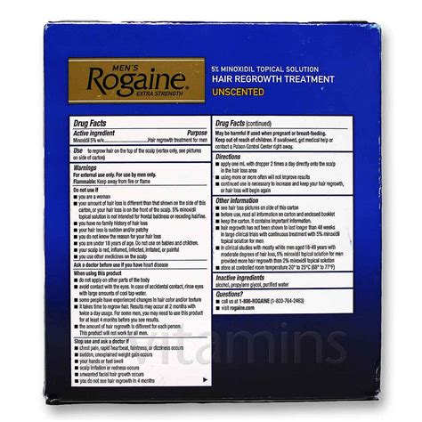 Rogaine Rogaine For Men Extra Strength Topical Solution 3 Month