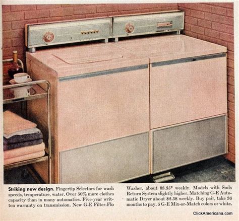 Check spelling or type a new query. Pink washers & dryers (1955-1960) - Click Americana