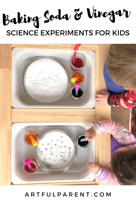 Baking Soda And Vinegar Science Experiments For Kids The Artful Parent