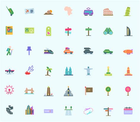 Travel Free Icon Pack Uistoredesign