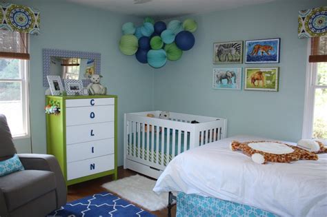 Genevieve helps parents utilize the space in their son's cluttered nursery. Nurseries and Parties We Love this Week