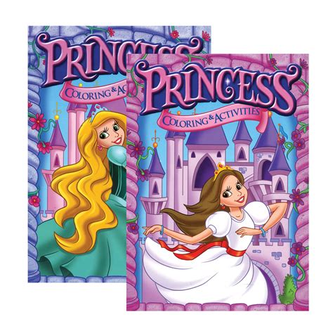 Jumbo Princess Coloring And Activity Book Bazic Products