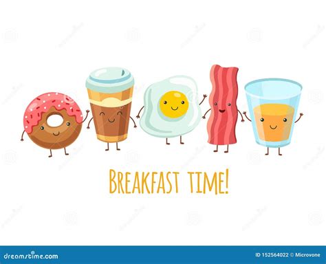 Breakfast Cartoon Stock Illustrations 152634 Breakfast Cartoon Stock