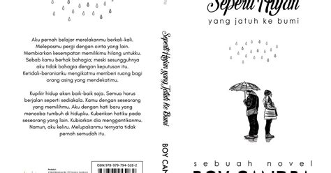 Nah berikut adalah beberapa contoh resensi buku yang biasanya dijadikan tugas di sekolah: Contoh Teks Ulasan Novel Hujan