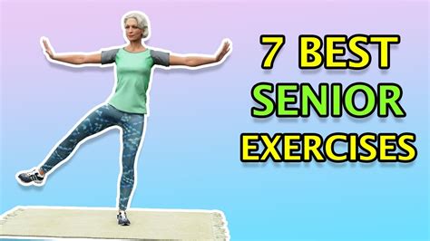 7 Best Senior Exercises To Do At Home Over 60s And Over 70s Youtube