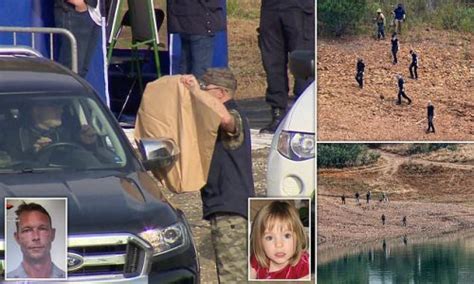 Madeleine Mccann Cops Take A Number Of Bags Away From Search Site As They Focus On Four Areas