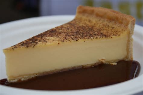 Rhodes 24 Baked Egg Custard Tart With Raisin Syrup Flickr