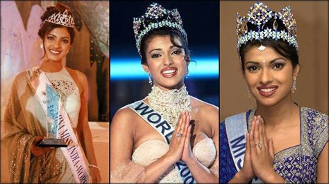 √ بريانكا شوبرا 2000 Priyanka Chopra S Dress Nearly Came Off When She Was Crowned Miss World