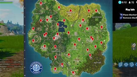 The new vending machine item went live in fortnite around 24 hours ago, and if you've got a few resources stockpiled and going spare, you in this article, you'll find all of the currently known vending machine locations in fortnite, with a handy image you can glance at while preparing your landing. Fortnite Vending Machines - New Battle Royale Content and ...