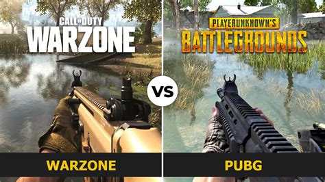 Call Of Duty Warzone Vs Pubg Graphics And Fps Comparison Gtx 1070