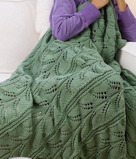 Free Knitting Pattern For Hawaiian Lacy Fern Throw Lace Afghan Worked