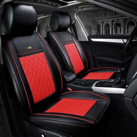Buy Front Rear Luxury Leather Car Seat Covers