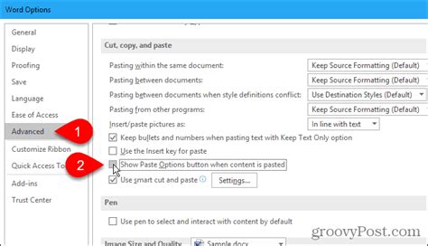 How To Remove The Annoying Paste Box From Microsoft Word