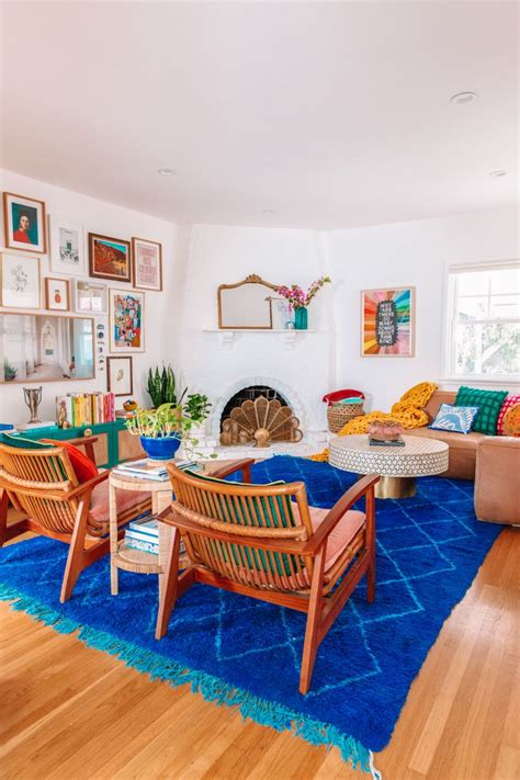 Our Colorful Living Room Makeover Reveal Eclectic Living Room