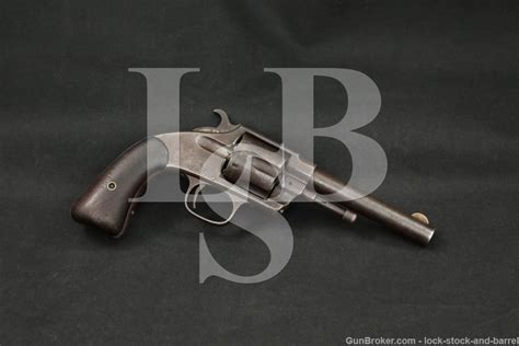 Rare Hopkins And Allen Xl Navy 38 Rimfire 38 100 Sa Revolver Antique