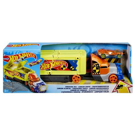 Mattel Hot Wheels Νέα Deluxe Νταλίκα Με Αυτοκινητάκι Gck39 Toys Shopgr