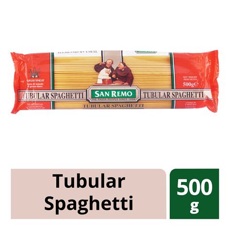 San Remo Pasta Tubular Spaghetti Ntuc Fairprice