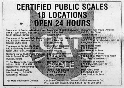 Now you can access cat scale locations from anywhere on your iphone / ipad device! About - CAT Scale
