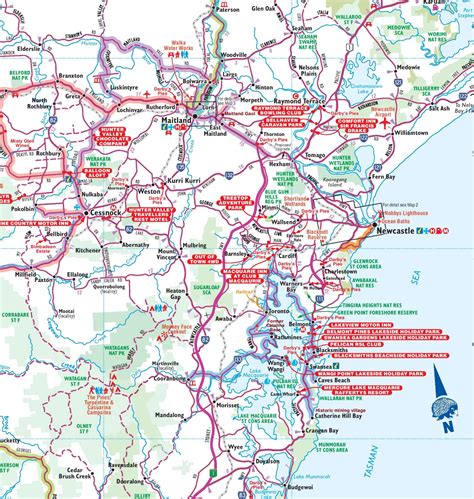 Large Detailed Map Of Newcastle Detailed Map Map Newcastle