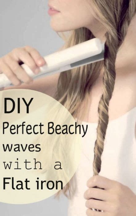 Hair Styles Easy Beachy Waves 43 New Ideas Flat Iron Hair Styles