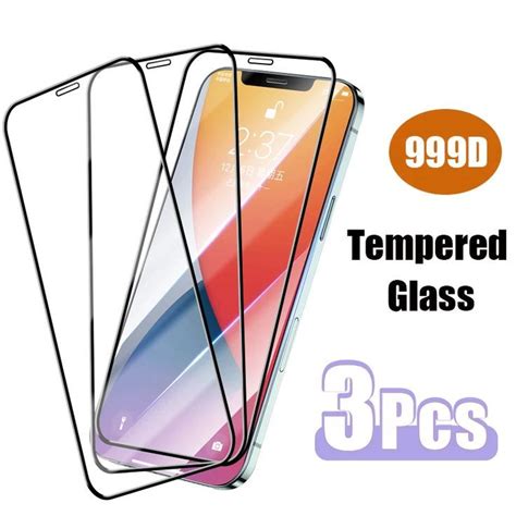 3pcs full cover tempered glass for iphone 7 plus 6 6s 8 x 10 screen protector for iphone