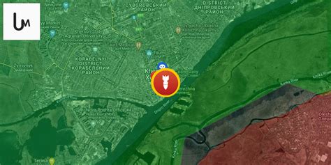 Russian Artillery Shelling Kherson Kherson Ukraine Interactive Map