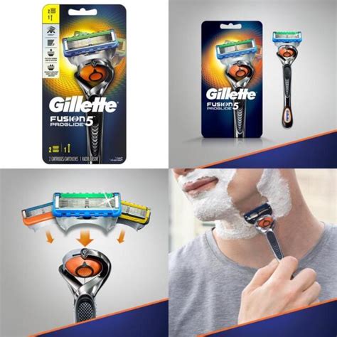 gillette fusion5 proglide men s razor handle and 2 blade refills package may vary ebay