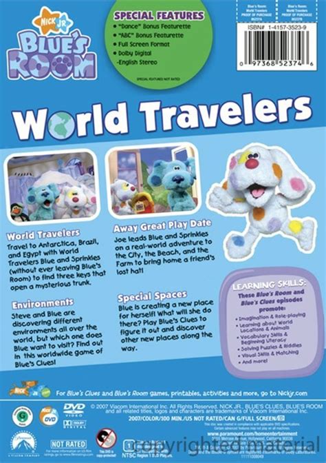 Blues Clues Blues Room World Travelers Dvd 2007 Dvd Empire