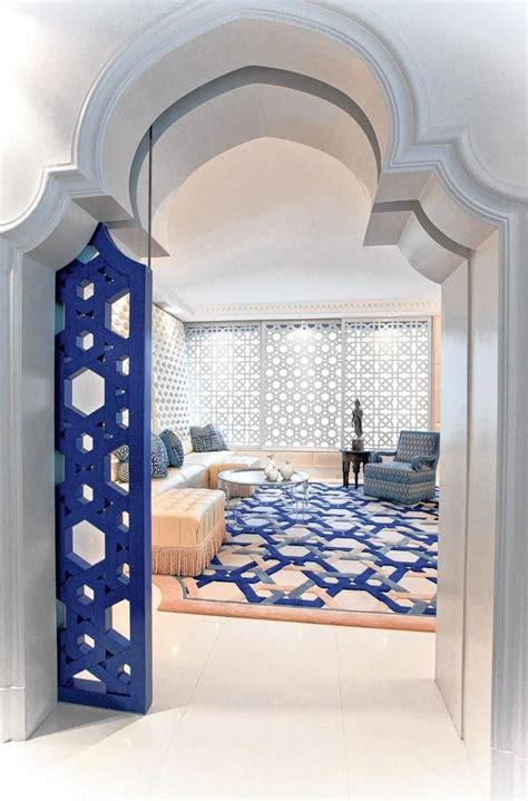 Moroccan Interiors 9 Zellige Inspired White And Blue Moroccan Decor