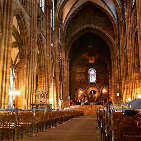 Strasbourg Cathedral De Notre Dame Is Known As One Of The Most