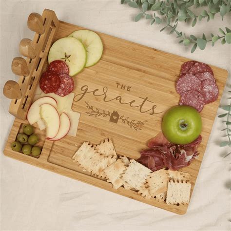 This Personalized Charcuterie Board Is A Great T Idea