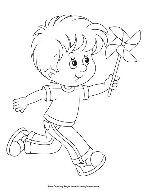 Pinwheel Coloring Pages Coloring Pages For Kids And
