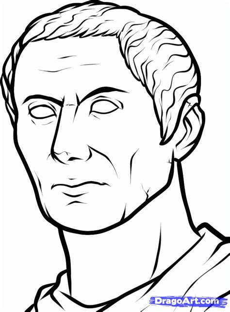 How To Draw Caesar Julius Caesar Step By Step Stars People