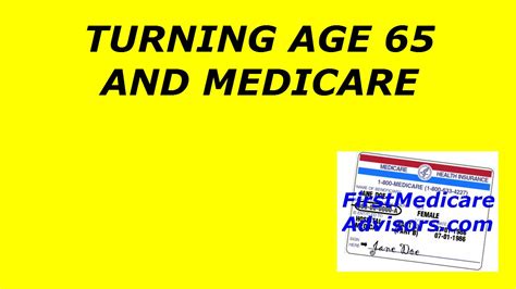 Turning 65 And Medicare Youtube